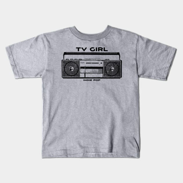 Tv Girl Kids T-Shirt by Rejfu Store